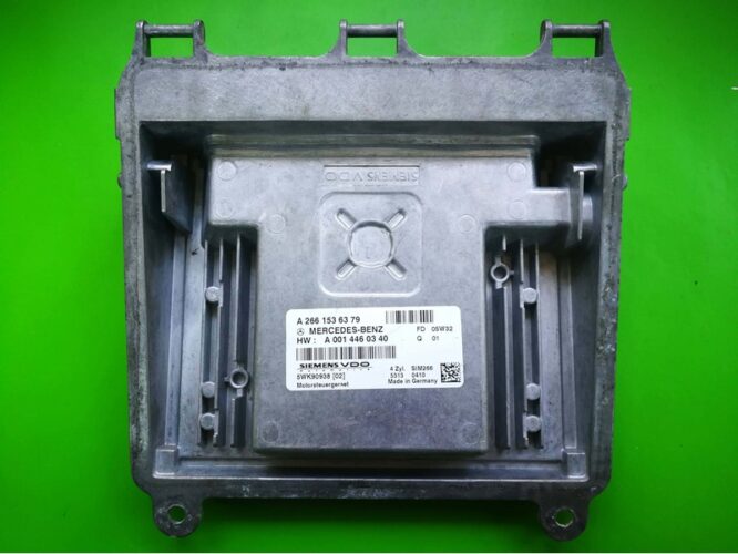 ECU Engine Control Unit Mercedes A 1.5 A2661536379 SIM266 W169-0