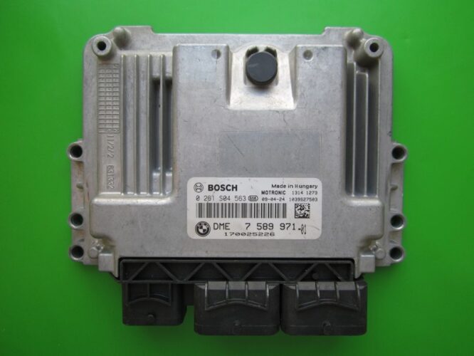 ECU Engine Control Unit Mini Cooper 1.6 DME7589971 0261S04563 MEV17.2-0