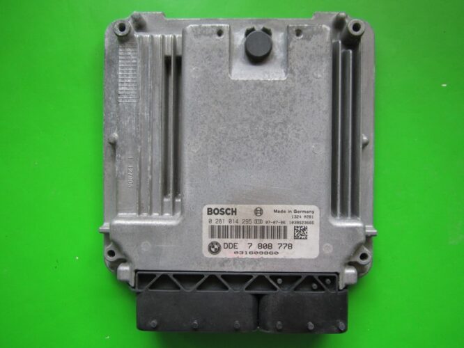 ECU Engine Control Unit Mini Cooper 1.6D DDE7808778 0281014295 EDC16C35-0