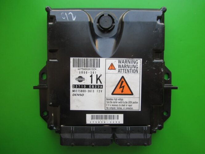 ECU Engine Control Unit Nissan Navara 2.5DCI 23710 EB33A MB275800-3613-0