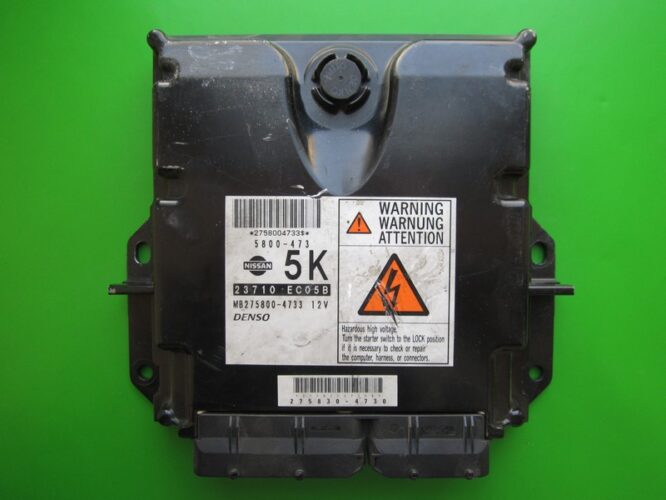 ECU Engine Control Unit Nissan Pathfinder 2.5DCI 23710 EC05B MB275800-4733-0