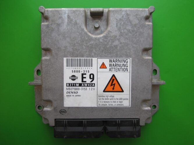 ECU Engine Control Unit Nissan Primera 2.2DCI B371M AW42A MB275800-3153-0