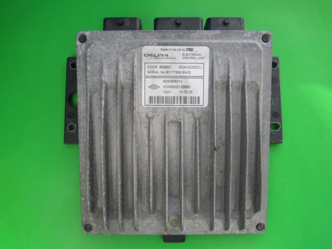 ECU Engine Control Unit Nissan Almera 1.5DCI 8200308214 80985D DDCR-0