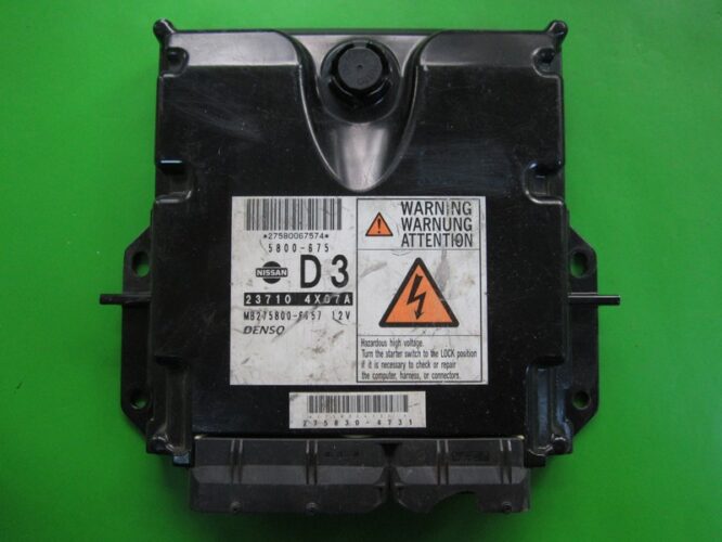 ECU Engine Control Unit Nissan Navara 2.5DCI 23710 4X07A MB275800-6757-0