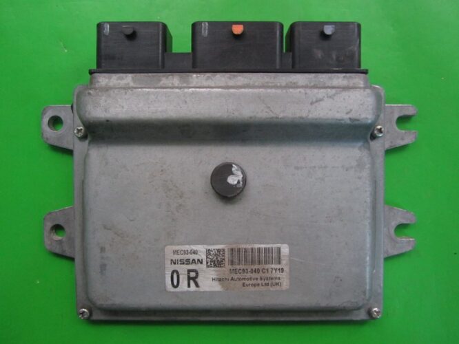 ECU Engine Control Unit Nissan Note 1.6 MEC93-040 0R-0