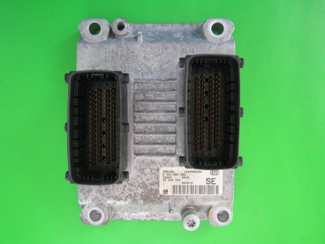 ECU Engine Control Unit Opel Astra G 1.2 55350553 0261207963 ME7.6H4-0
