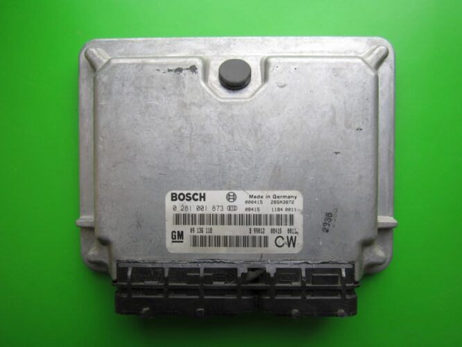 ECU Engine Control Unit Opel Vectra B 2.0DTI 09136118 0281001873 EDC15M1-0