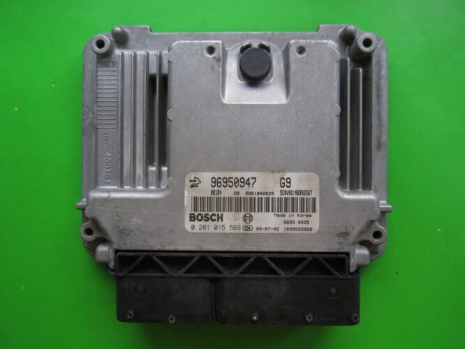 ECU Engine Control Unit Opel Antara 2.0CDTI 96950947 0281015569 EDC16C39-0