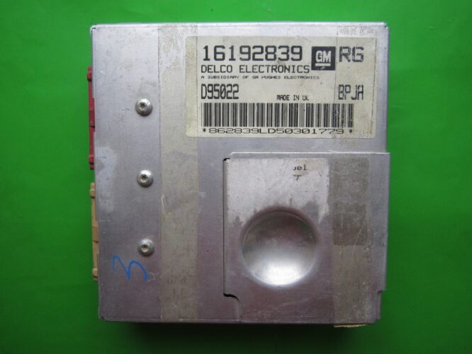 ECU Engine Control Unit Opel Astra F 1.6 16192839 RG BPJA X16XEL-0