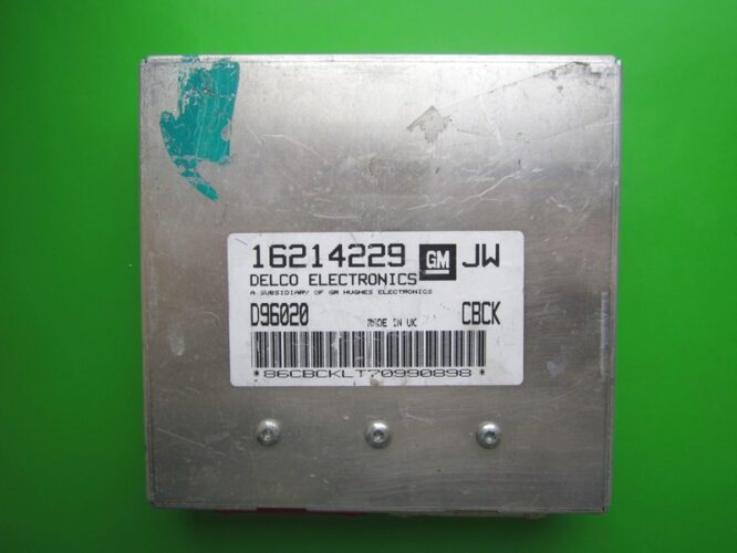 ECU Engine Control Unit Opel Astra F 1.6 16214229 JW CBCK X16XEL-0
