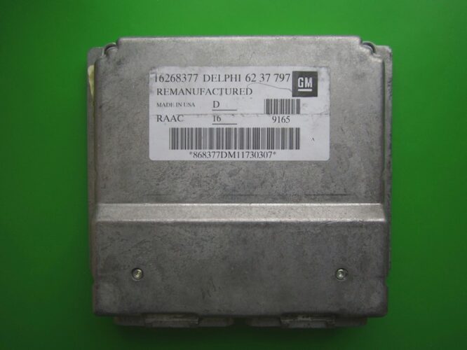 ECU Engine Control Unit Opel Astra G 1.6 16268377 X16SZR-0