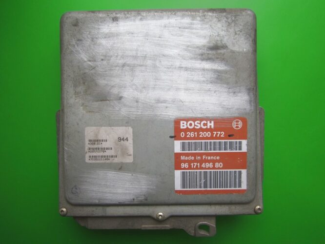 ECU Engine Control Unit Peugeot 106 1.4 9617149680 0261200772 MA3.0-0