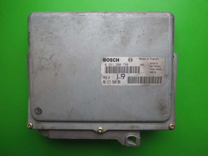 ECU Engine Control Unit Peugeot 106 1.0 9617150080 0261200780 MA3.0-0