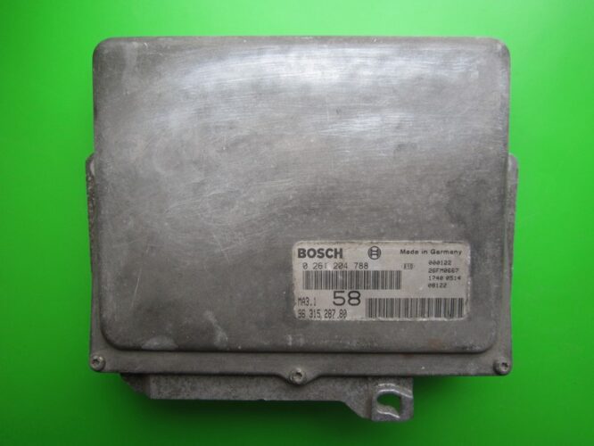 ECU Engine Control Unit Peugeot 106 1.1 9631528780 0261204788 MA3.1-0