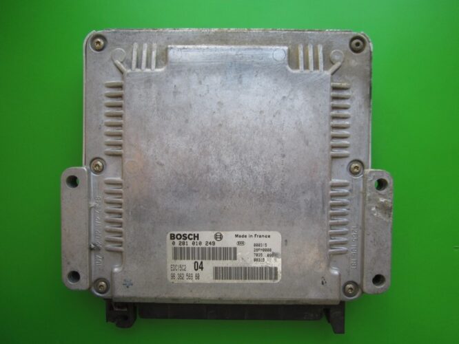 ECU Engine Control Unit Peugeot 306 2.0HDI 9636256980 0281010249 EDC15C2-0