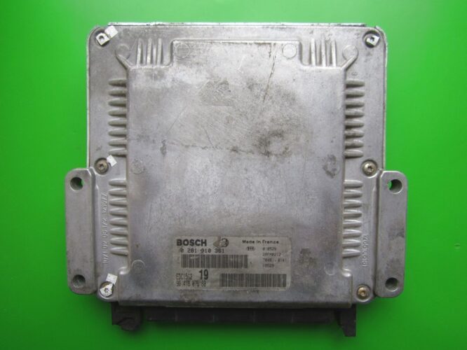 ECU Engine Control Unit Peugeot 406 2.0HDI 9641607680 0281010361 EDC15C2-0