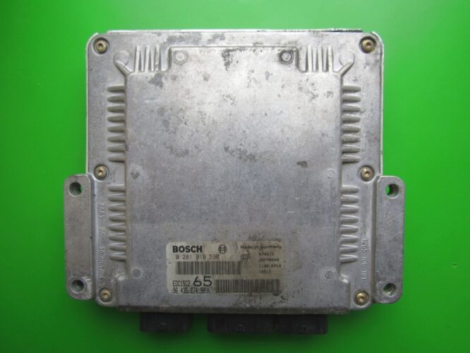 ECU Engine Control Unit Peugeot 406 2.0HDI 9643527480 0281010590 EDC15C2-0