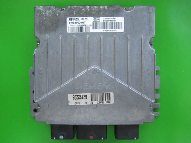 ECU Engine Control Unit Peugeot 307 2.0HDI 9644895180 5WS40020H-T SID801-0
