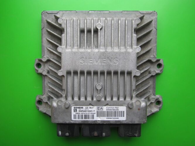 ECU Engine Control Unit Peugeot Partner 2.0HDI 9657662380 5WS40155C-T SID801A-0