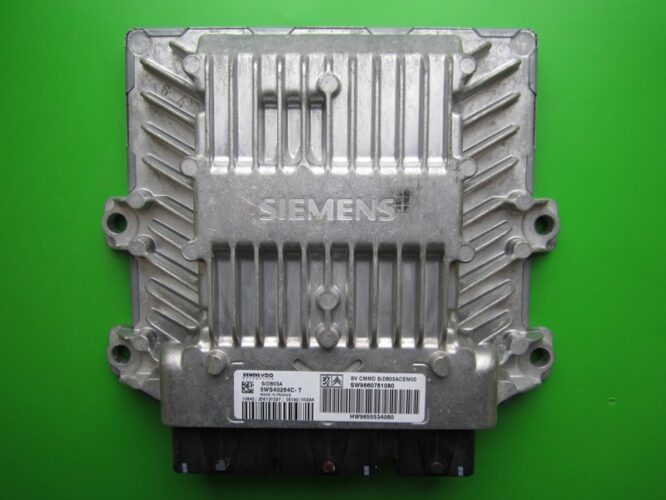 ECU Engine Control Unit Peugeot 407 2.0HDI 9660781080 5WS40264C-T SID803A-0