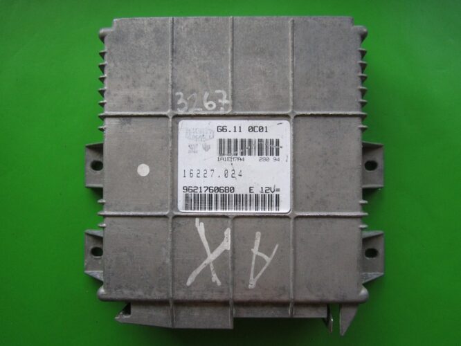 ECU Engine Control Unit Peugeot 106 1.1 9621760680 G6.11 0C01-0