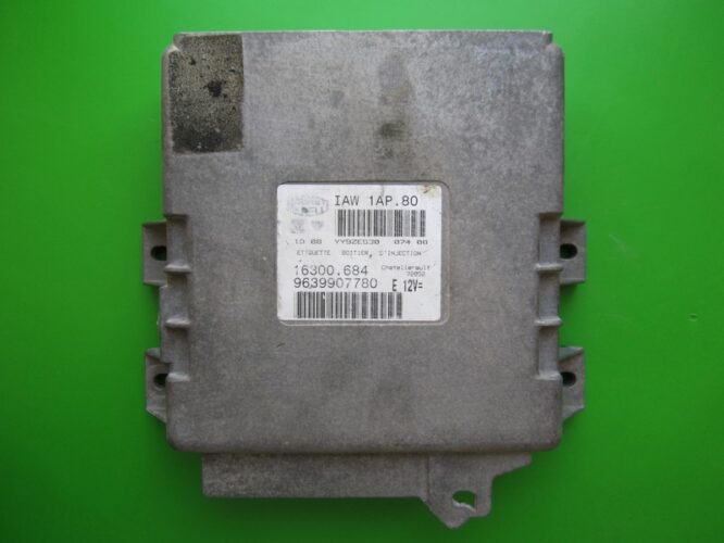 ECU Engine Control Unit Peugeot 206 1.1 9639907780 IAW 1AP.80-0