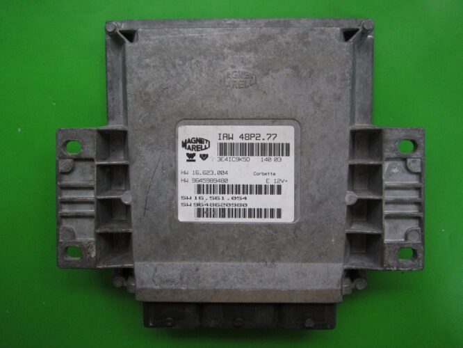 ECU Engine Control Unit Peugeot 206 1.1 9648620980 9645989480 IAW 48P2.77-0