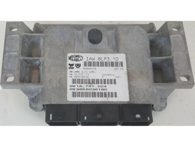 ECU Engine Control Unit Peugeot 407 2.2 9656036380 IAW 6LP3.11-0