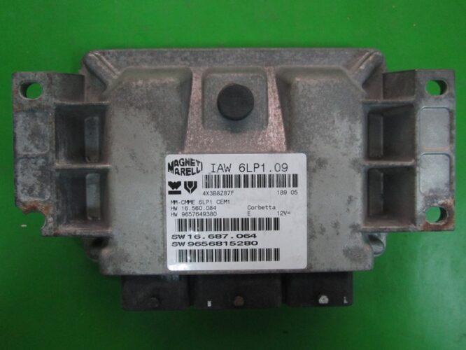 ECU Engine Control Unit Peugeot 206 2.0 9656815280 9657649380 IAW 6LP1.09-0