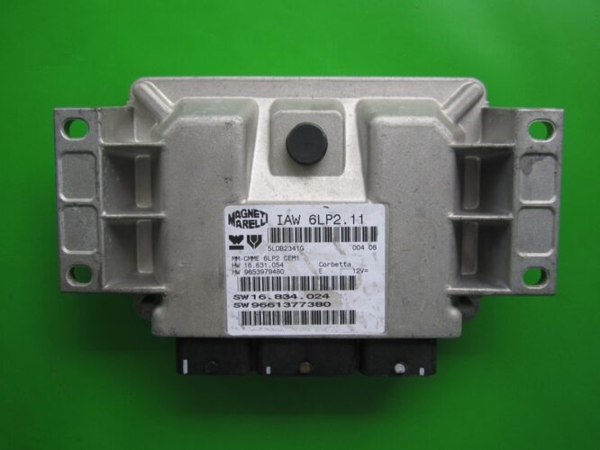 ECU Engine Control Unit Peugeot 1007 1.4 9661377380 IAW 6LP2.11-0