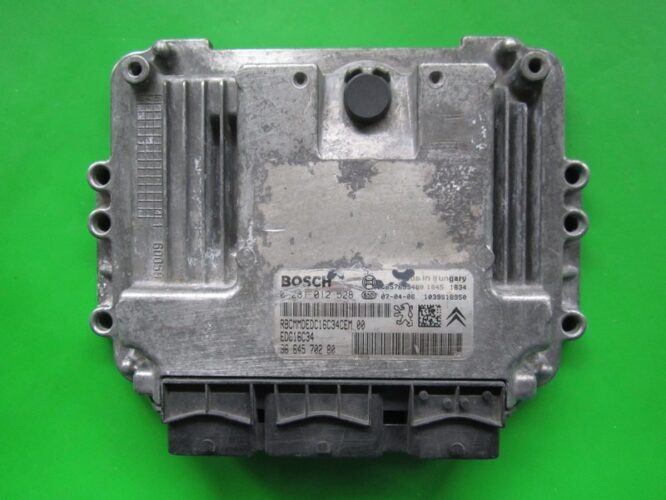 ECU Engine Control Unit Peugeot 206 1.4HDI 9664570280 0281012528 EDC16C34-0