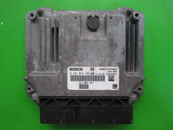ECU Engine Control Unit Saab 9-3 1.9TID 55205627 0281014196 EDC16C39-0