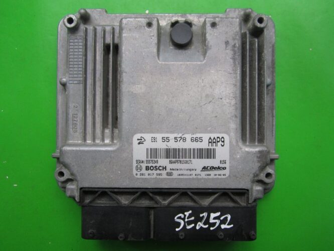 ECU Engine Control Unit Saab 9-3 2.0TID 55578665 0281017595 EDC17C19-0
