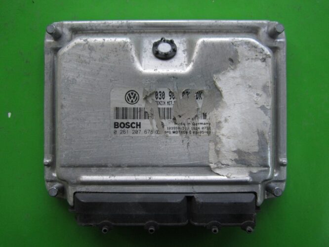 ECU Engine Control Unit Seat Arosa 1.0 030906032DK 0261207678 ME7.5.10-0