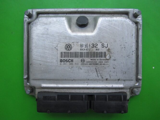 ECU Engine Control Unit Seat Leon 1.8 06A906032SJ 0261208531 ME7.5-0