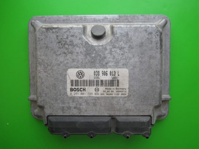 ECU Engine Control Unit Seat Arosa 1.7SDI 038906013L 0281001748 EDC15V-0