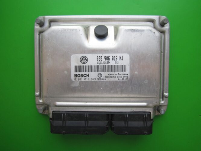 ECU Engine Control Unit Seat Ibiza 1.9TDI 038906019NJ 0281011823 EDC15P+-0