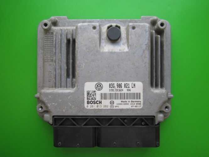 ECU Engine Control Unit Seat Toledo 1.9TDI 03G906021LN 0281013282 EDC16U34-0