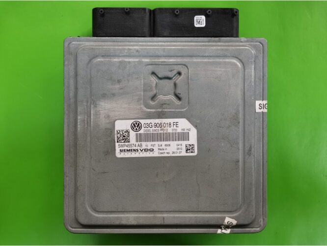 ECU Engine Control Unit Seat Altea 2.0TDI 03G906018FE 5WP45574AB PPD1.2-0