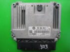 ECU Engine Control Unit Seat Altea 2.0TDI 03G906056M 0281015027 EDC16U34-0