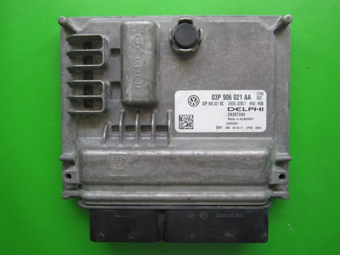ECU Engine Control Unit Seat Ibiza 1.2TDI 03P906021AA DCM3.7 CFWA-0