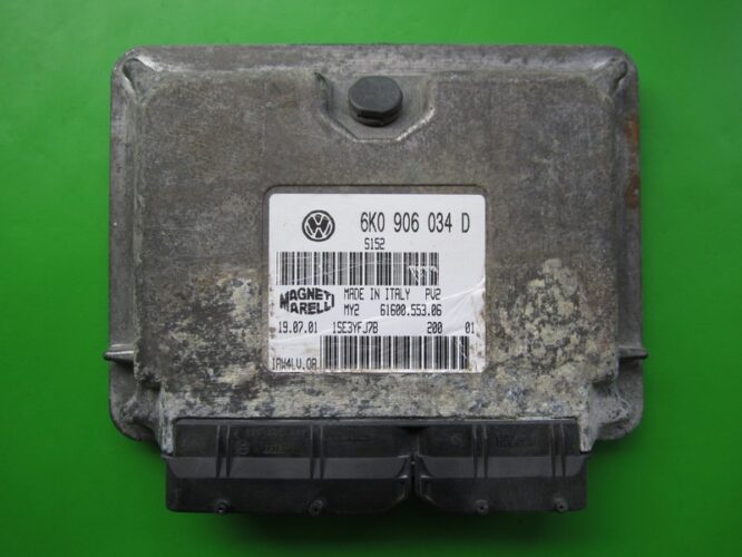 ECU Engine Control Unit Seat Ibiza 1.4 6K0906034D IAW 4LV.OA AUA-0