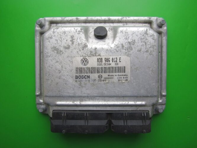 ECU Engine Control Unit Skoda Octavia 1.9SDI 038906012E 0281010105 EDC15VM+-0