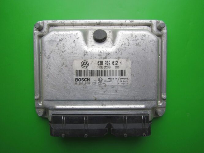 ECU Engine Control Unit Skoda Octavia 1.9TDI 038906012H 0281010129 EDC15VM+-0