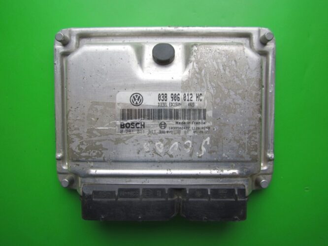 ECU Engine Control Unit Skoda Octavia 1.9TDI 038906012HC 0281011311 EDC15VM+-0