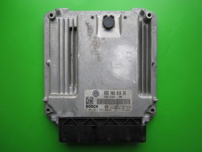 ECU Engine Control Unit Skoda Octavia 2.0TDI 03G906016DS 0281011953 EDC16U1-0