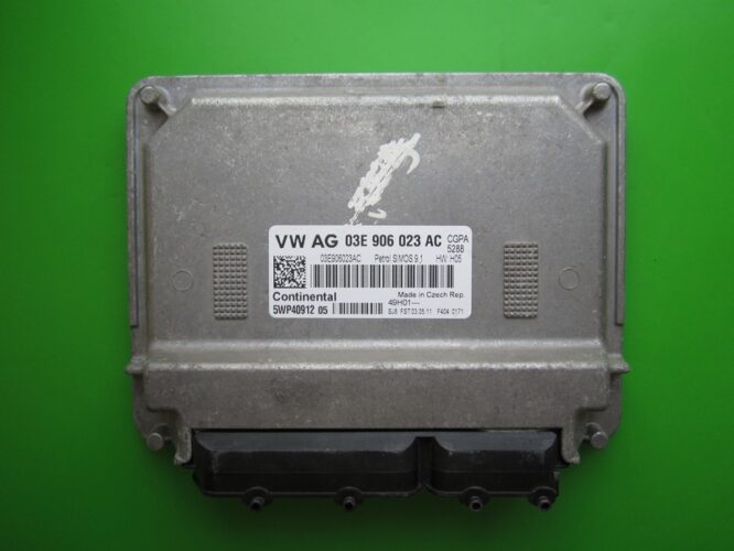 ECU Engine Control Unit Skoda Fabia 1.2 03E906023AC 5WP40912 SIMOS 9.1-0