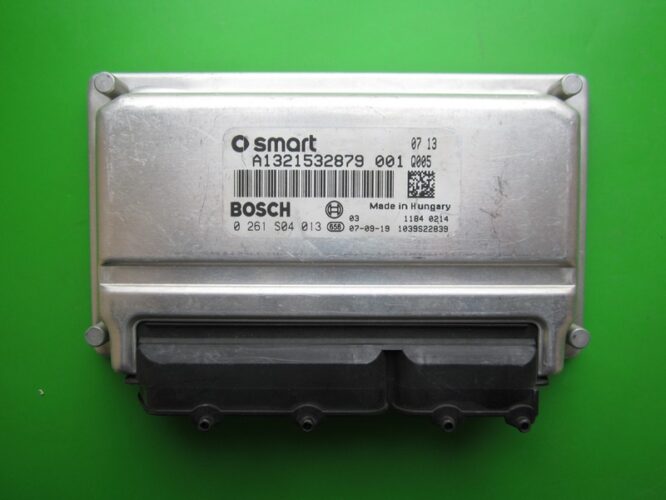 ECU Engine Control Unit Smart Fortwo 1.0 A1321532879 0261S04013 ME7.7.0-0