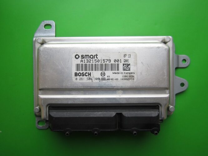 ECU Engine Control Unit Smart Fortwo 1.0 A1321501579 0261S04308 ME7.7.0-0