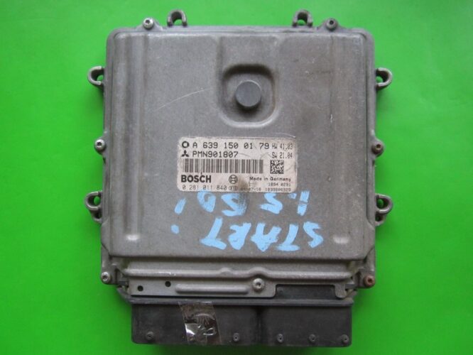 ECU Engine Control Unit Smart Forfour 1.5CDI A6391500179 0281011840 EDG16C33-0